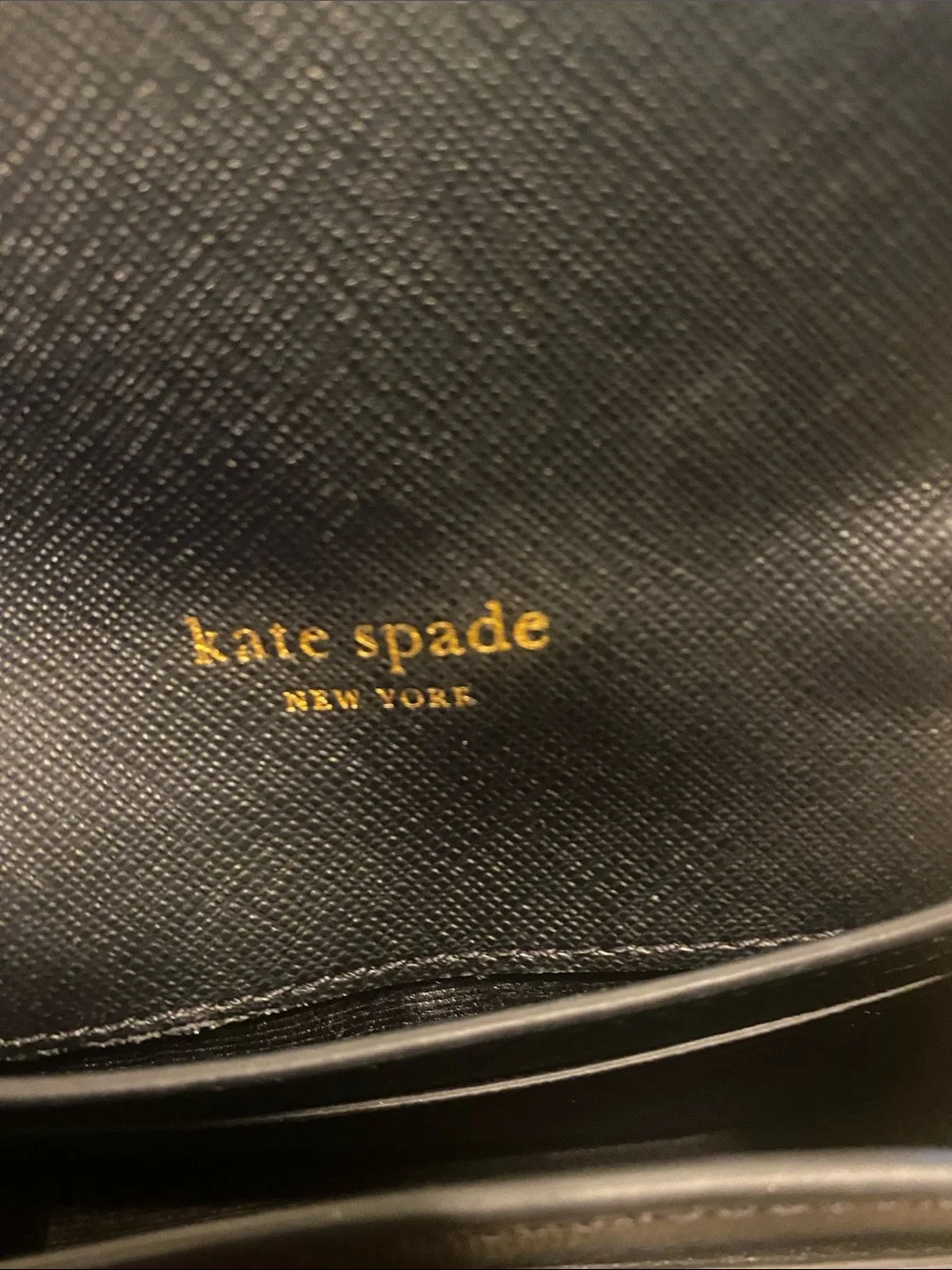 kate spade Black Mini Pearl-Handle Crossbody. The box is included.